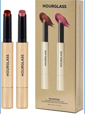 Hourglass Phantom Glossy Balm Duo Haze 135 Crave 140 Full Size